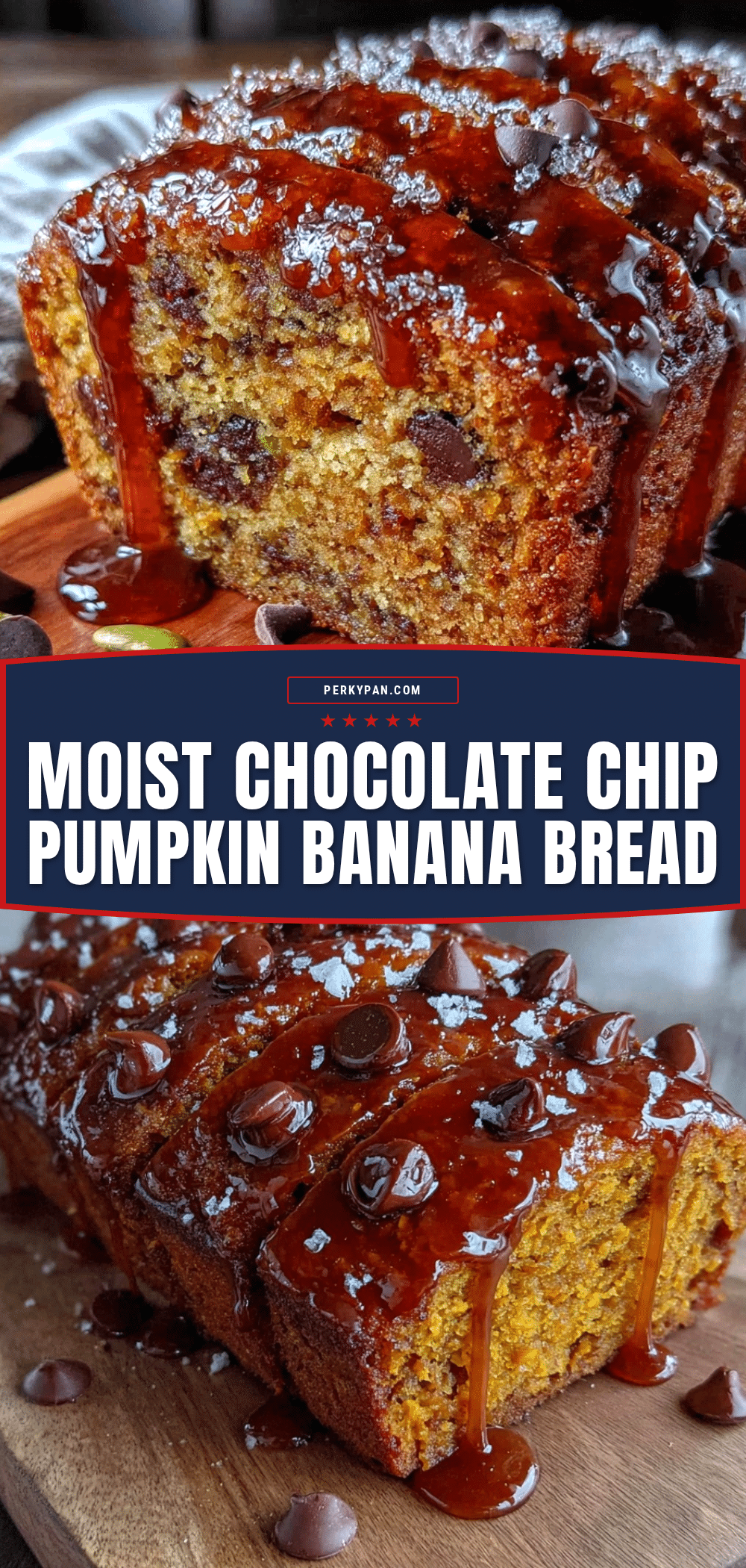 chocolate chip pumpkin banana bread recipe