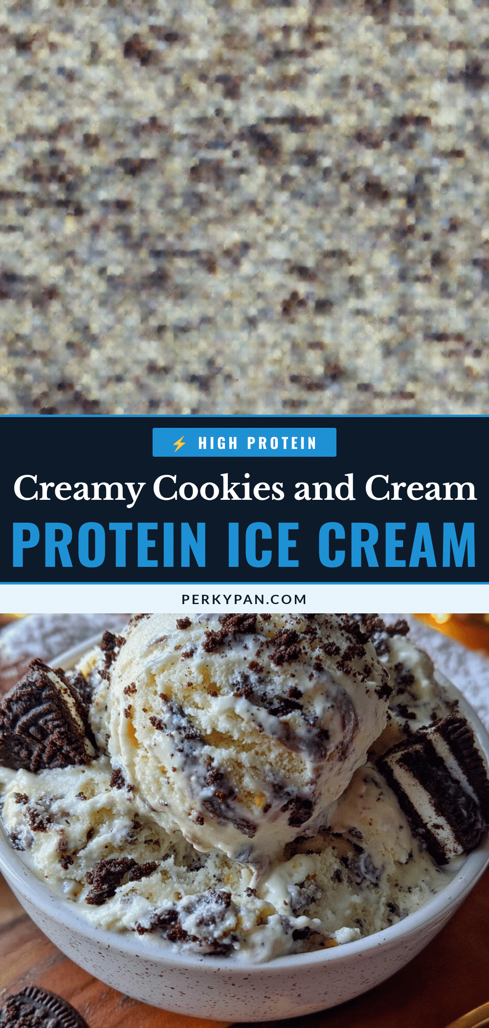 creamy cookies and cream protein ice cream recipe