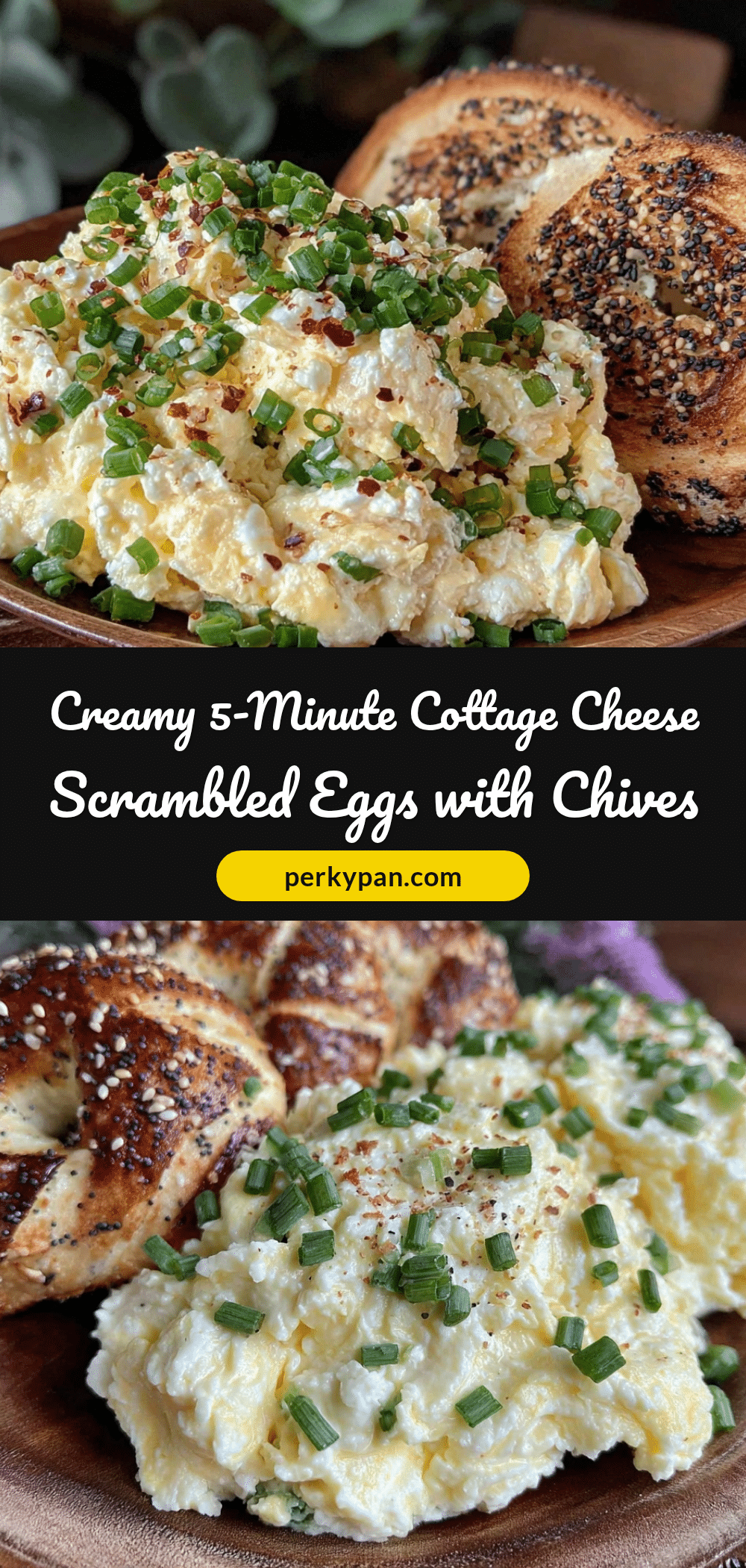 creamy cottage cheese scrambled eggs recipe