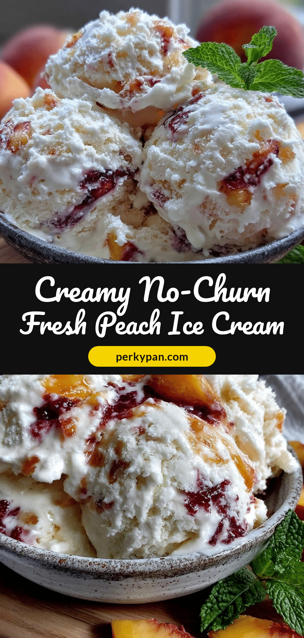 creamy fresh peach ice cream recipe