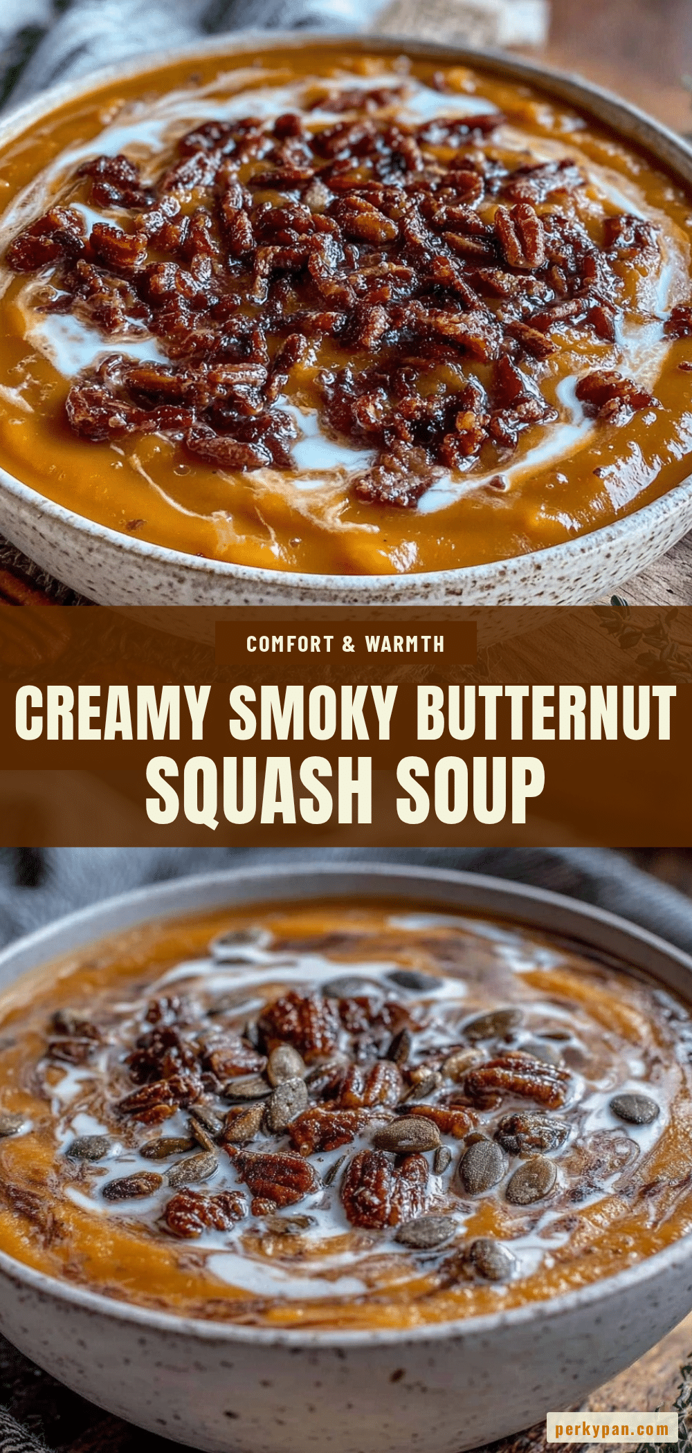 creamy smoky butternut squash soup recipe