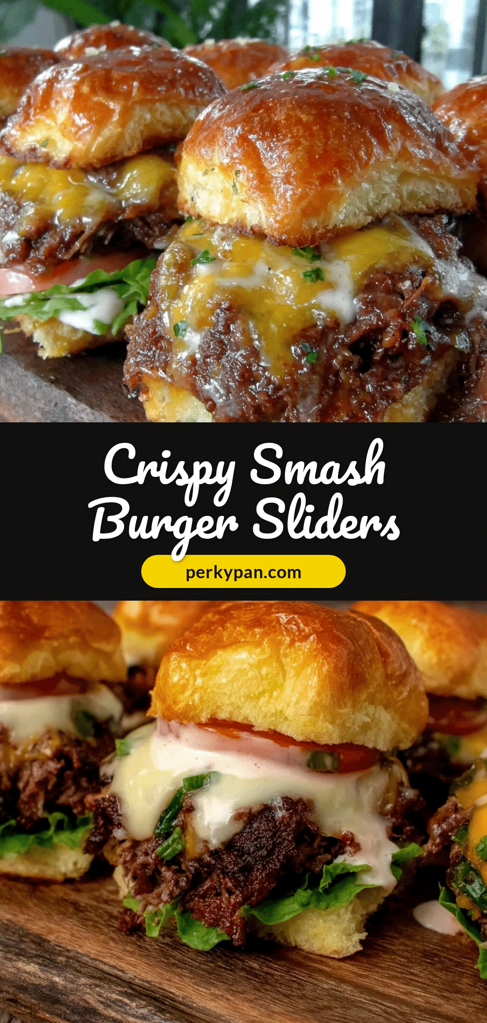 crispy smash burger sliders recipe