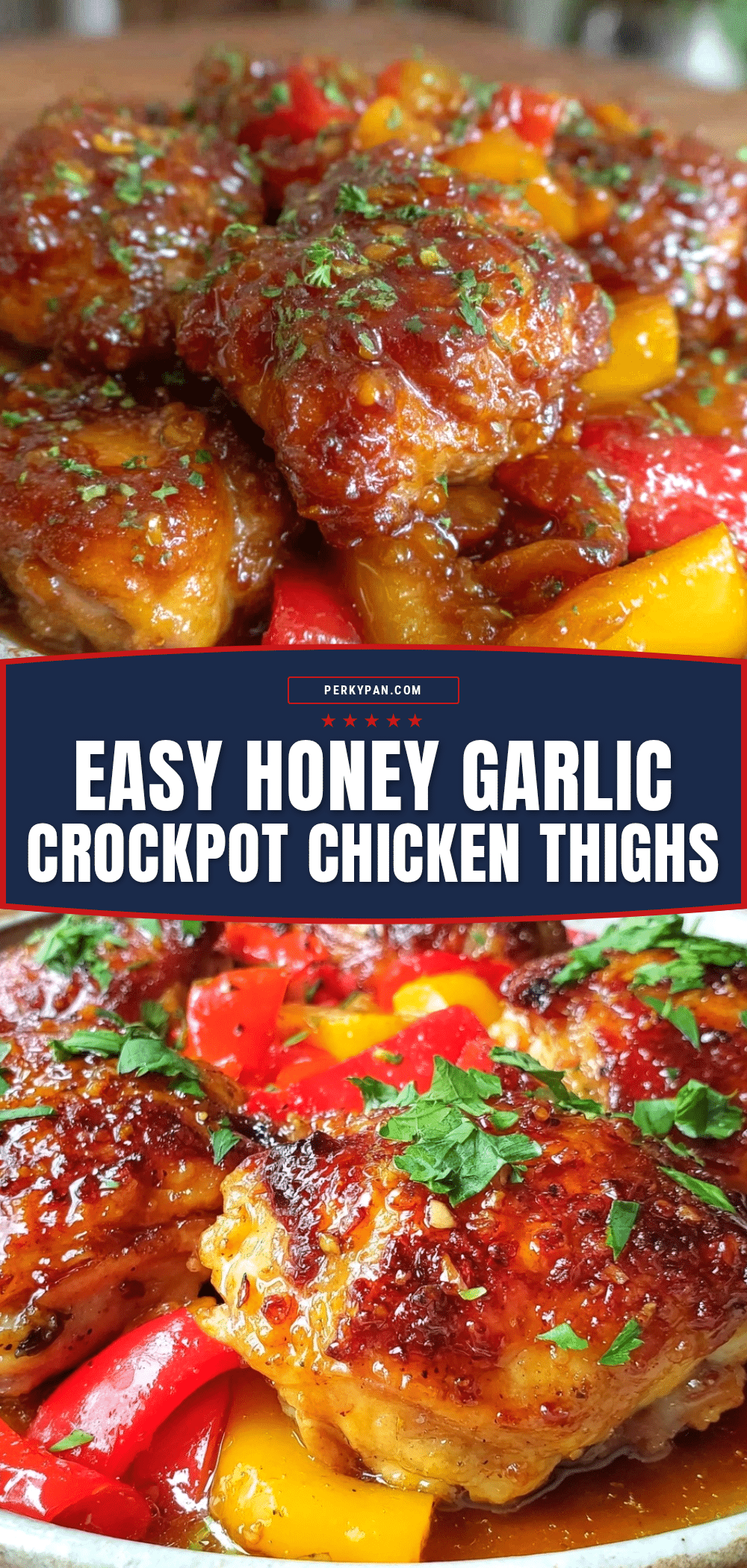 crockpot honey garlic chicken thighs recipe