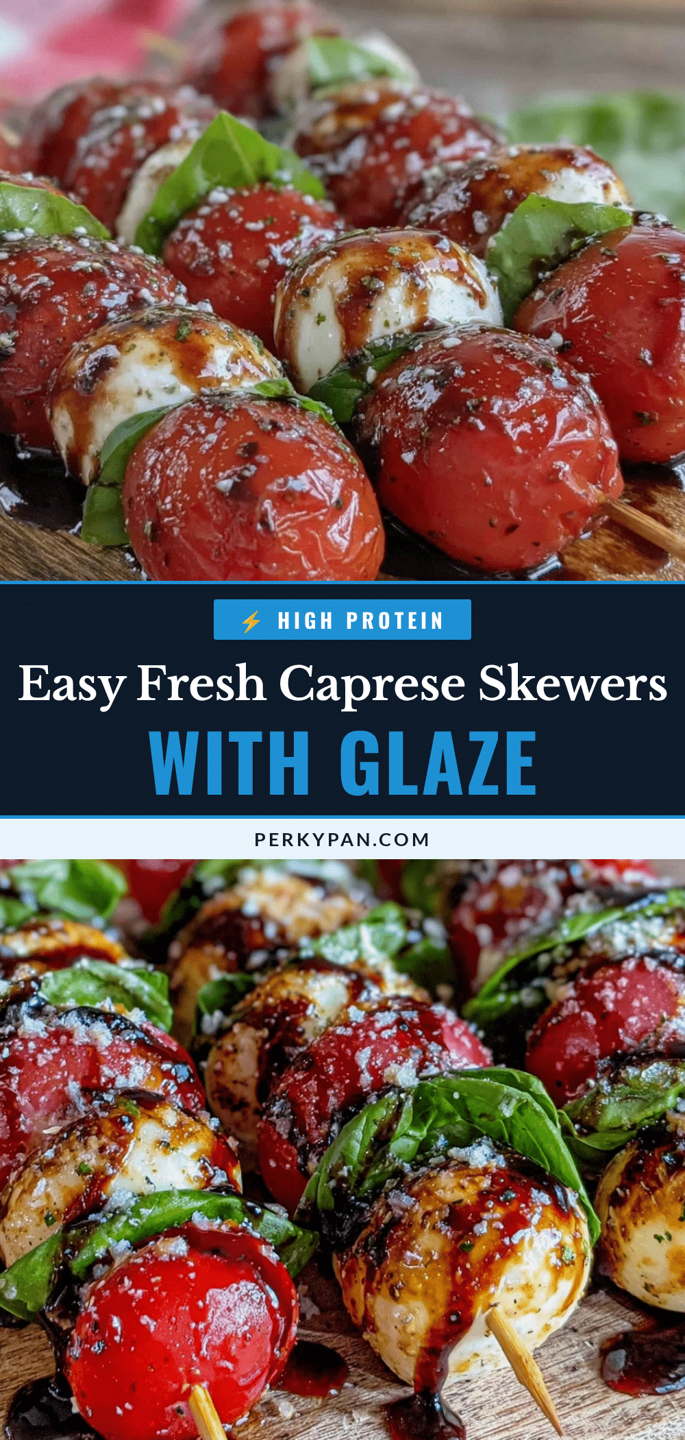 Easy Fresh Caprese Skewers recipe