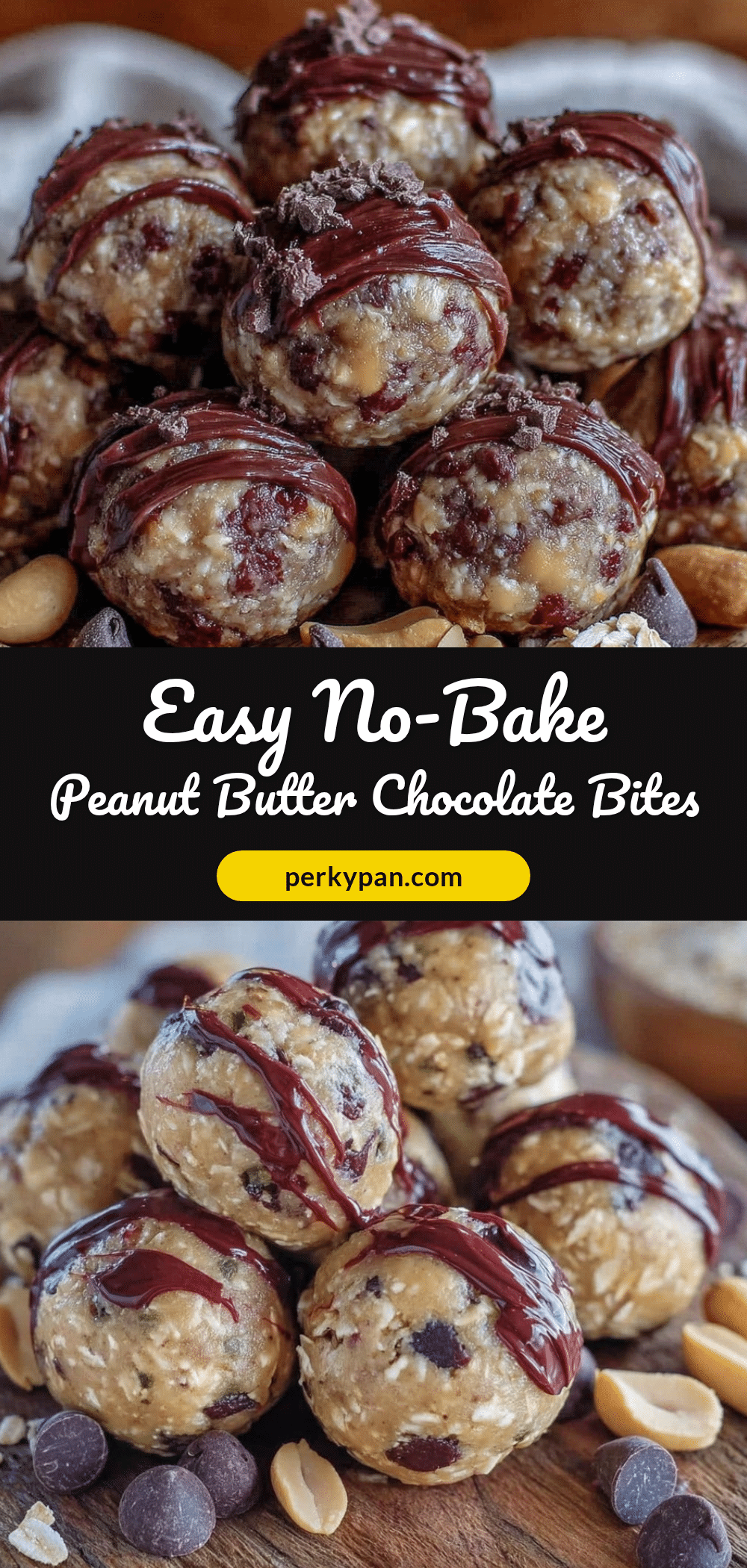 easy peanut butter chocolate energy bites recipe