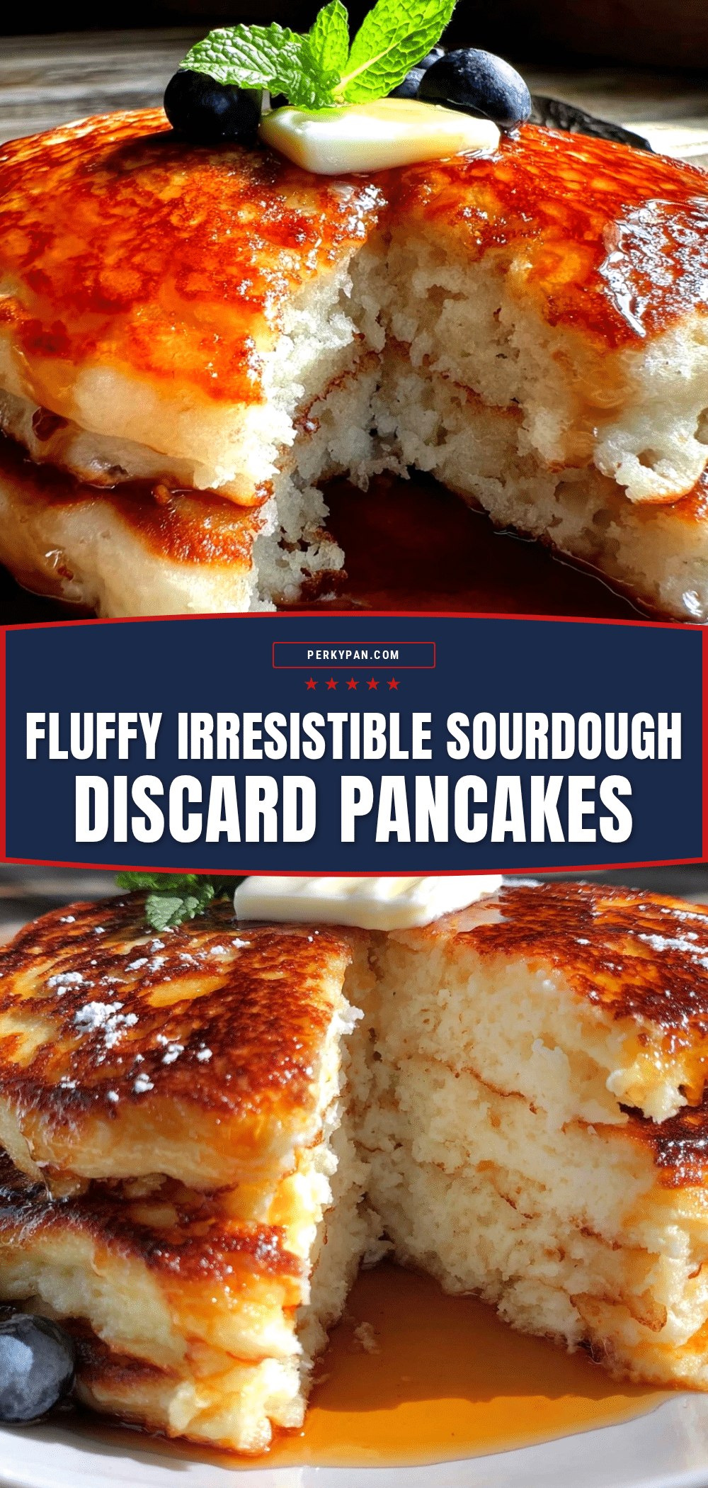 fluffy sourdough discard pancakes recipe