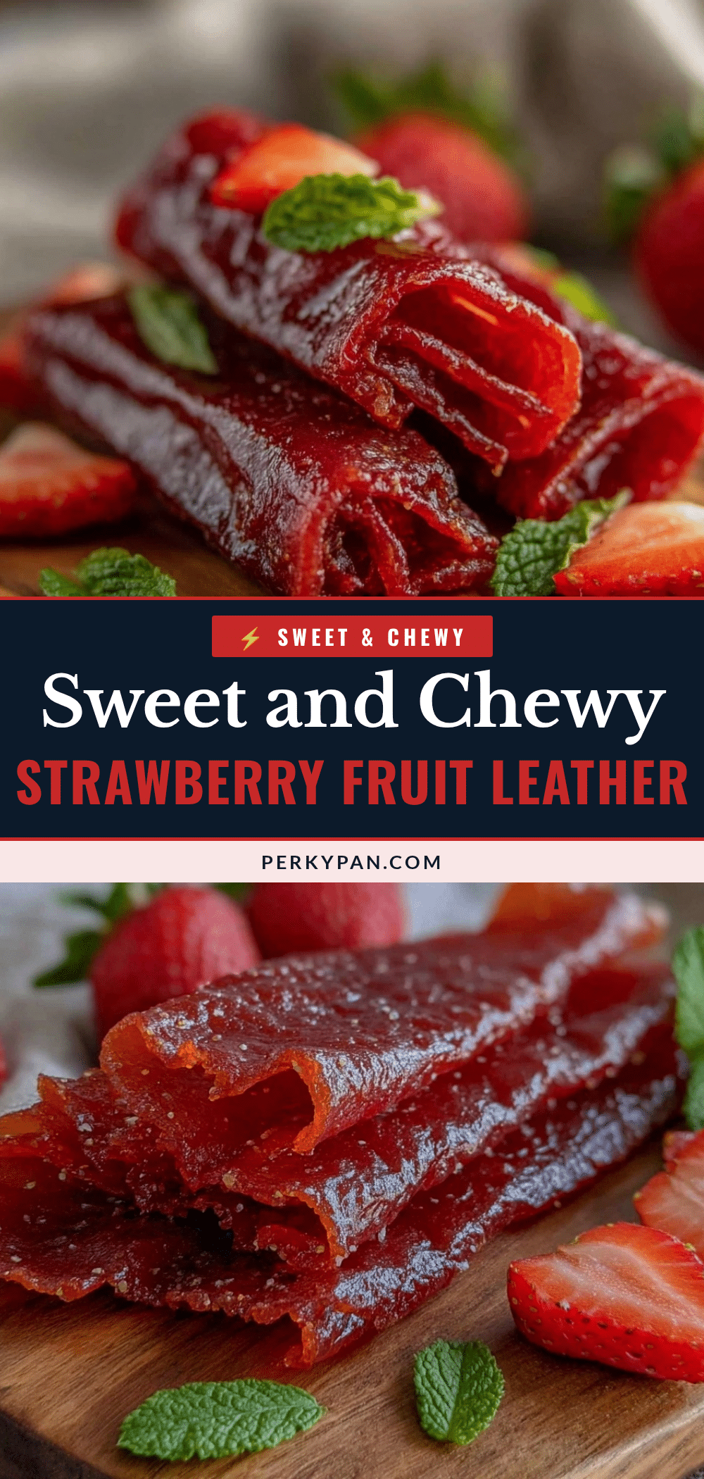 fresh homemade strawberry fruit leather recipe