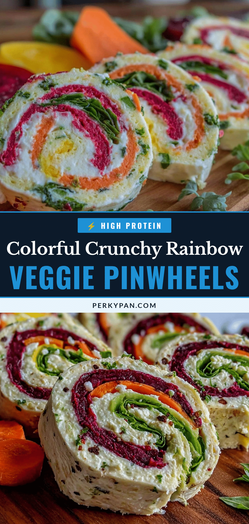 fresh rainbow veggie pinwheel sandwiches recipe
