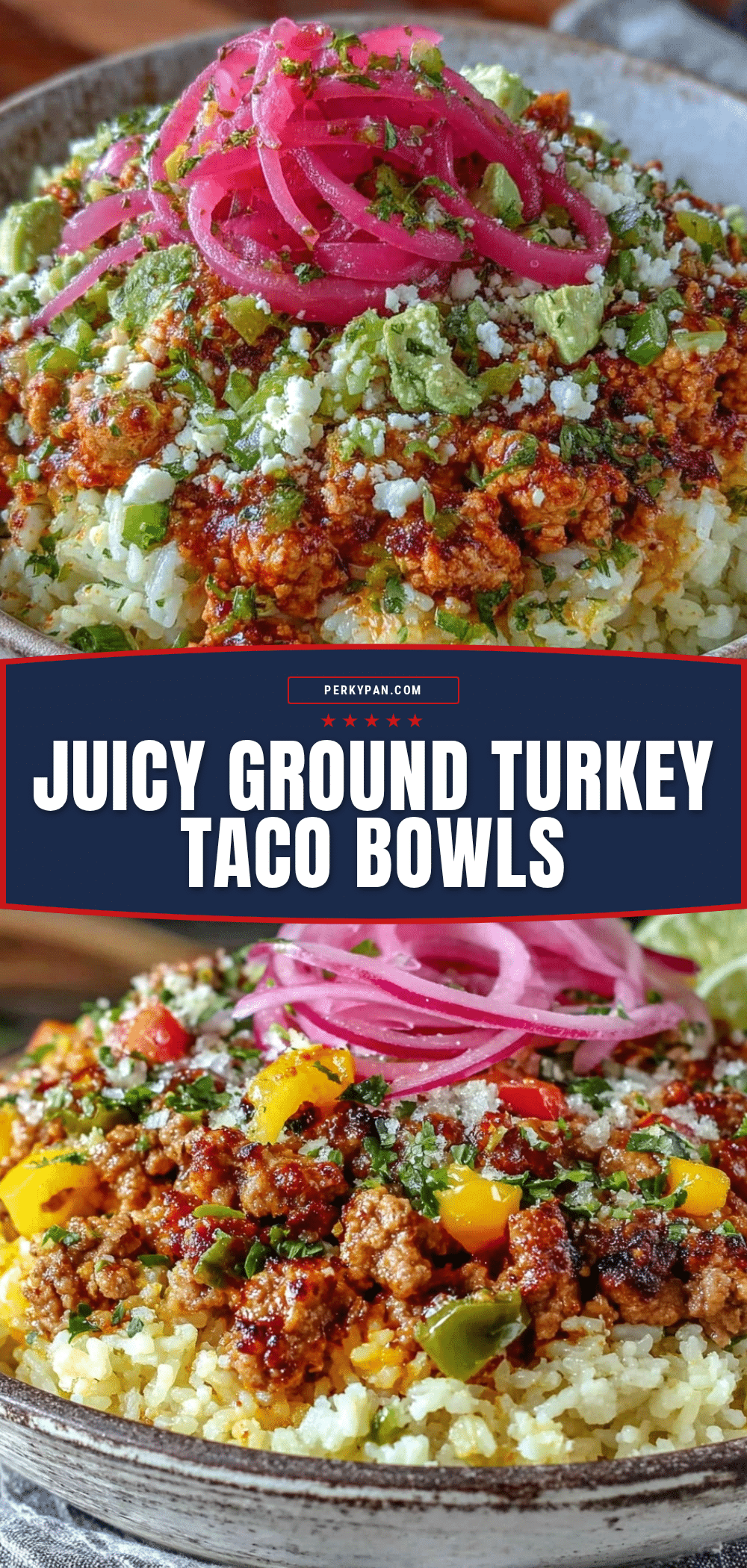 ground turkey taco bowls recipe