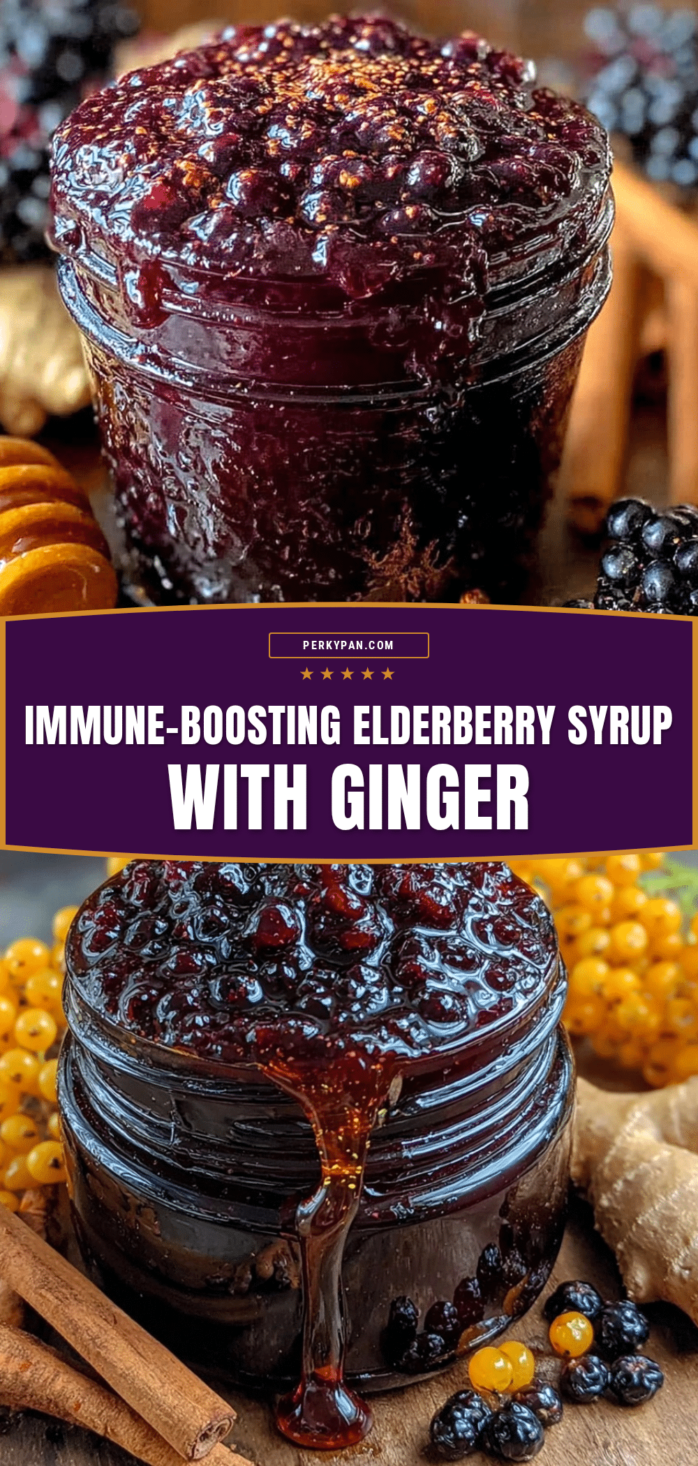healthy homemade elderberry syrup recipe
