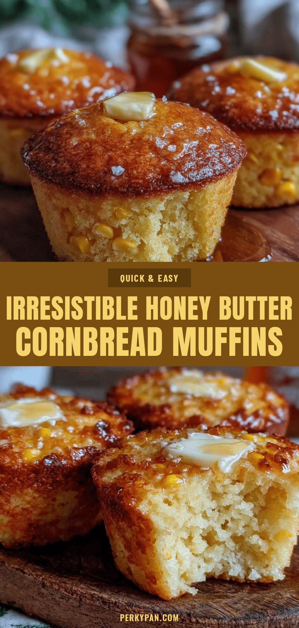 honey butter cornbread muffins recipe