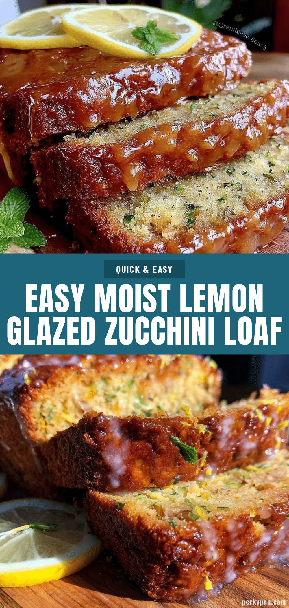 lemon glazed zucchini loaf recipe