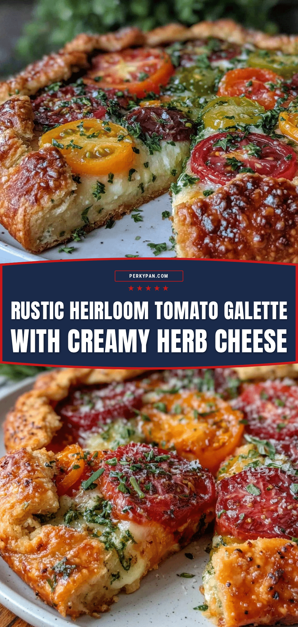 Rustic Heirloom Tomato Galette recipe