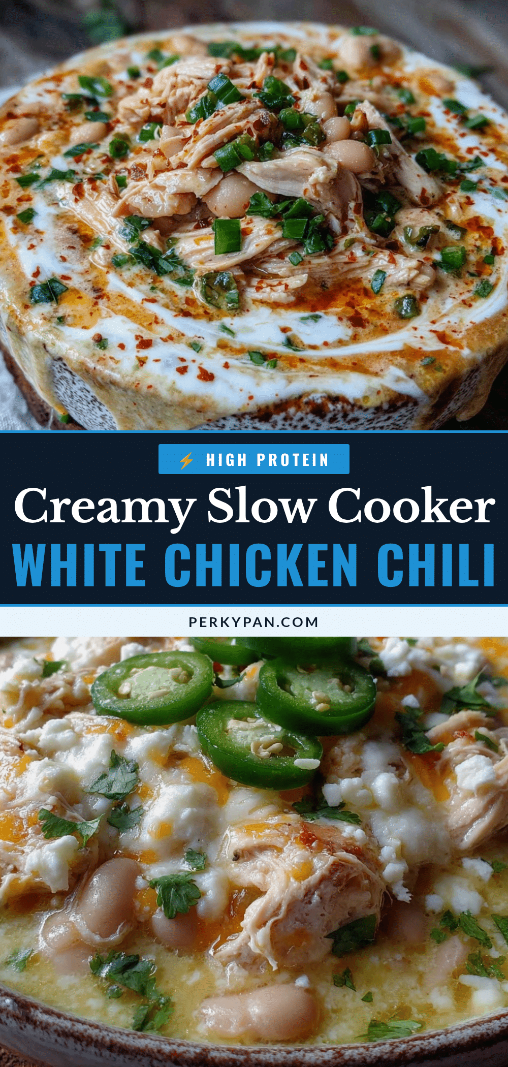 slow cooker white chicken chili recipe