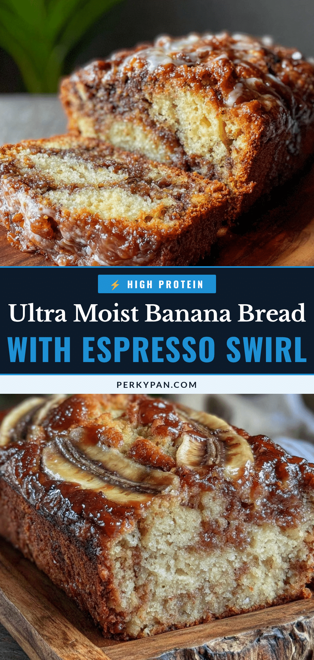 ultra-moist banana bread with espresso swirl recipe