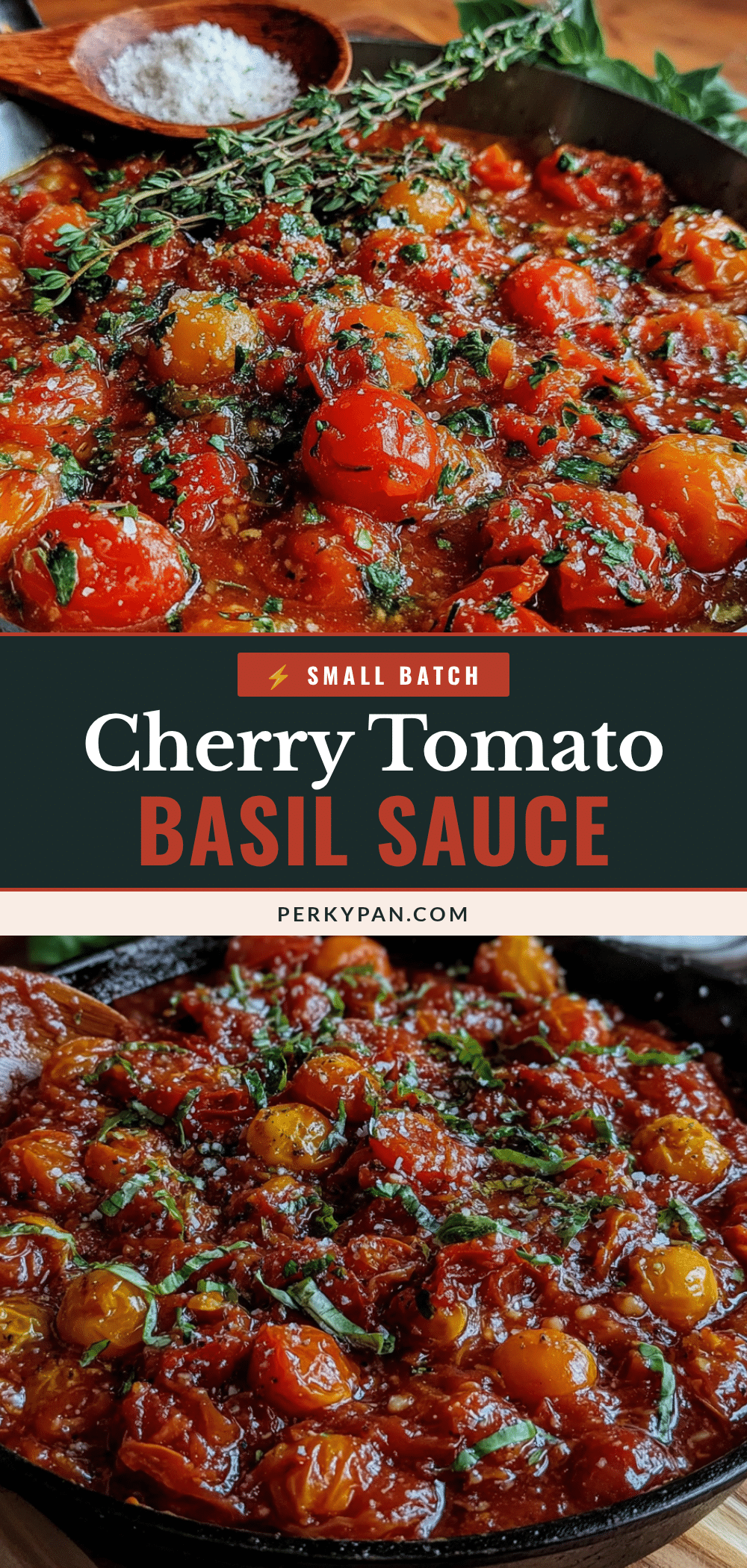 cherry tomato basil pasta sauce recipe