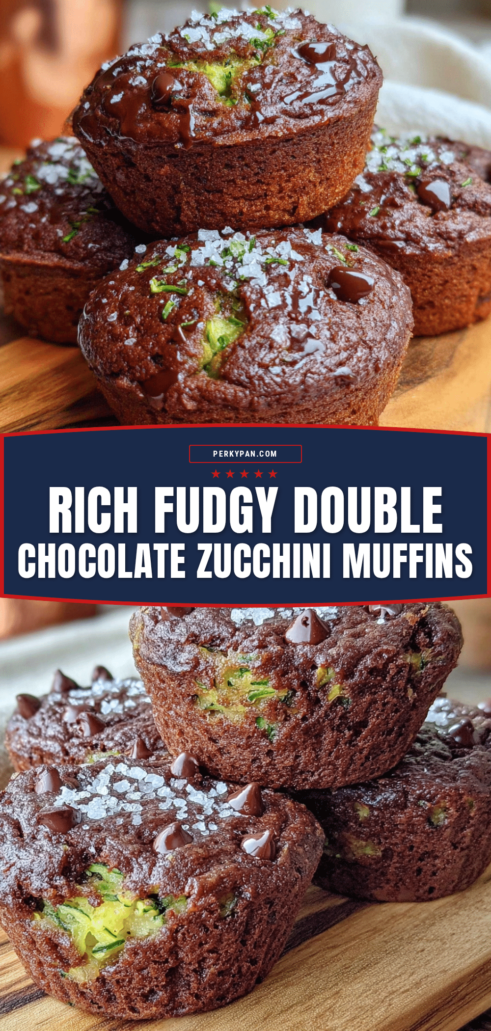 chocolate zucchini muffins recipe