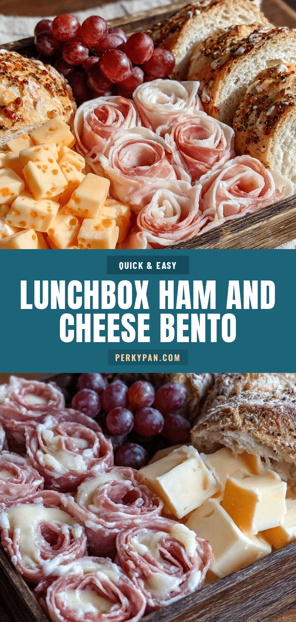 easy ham and cheese bento box lunch idea recipe