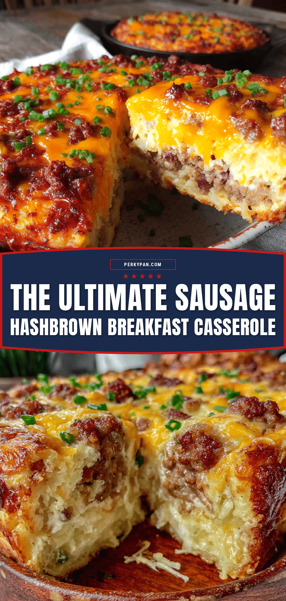 easy sausage and hashbrown breakfast casserole recipe