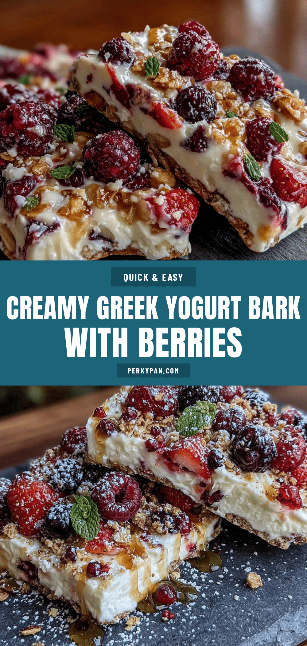 Greek yogurt bark recipe