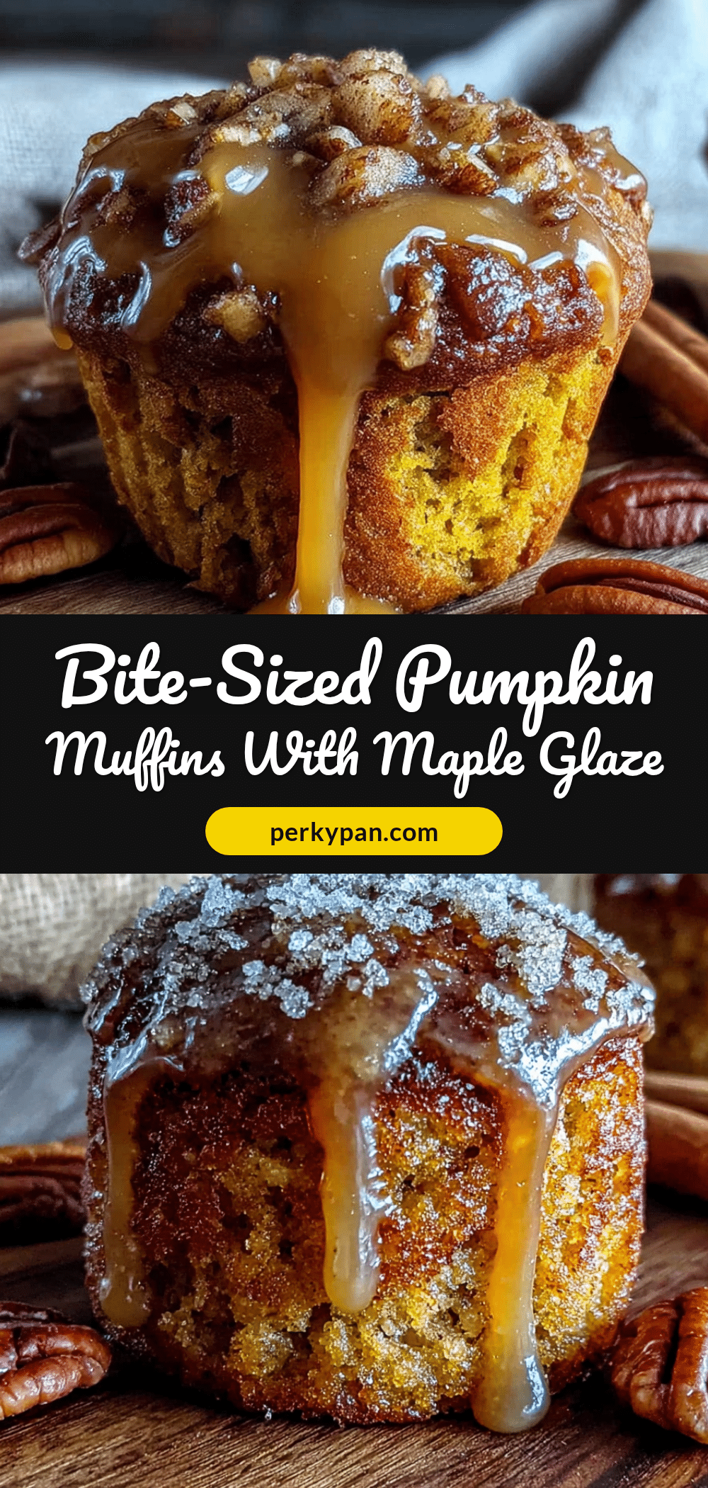 mini pumpkin muffins with maple glaze recipe