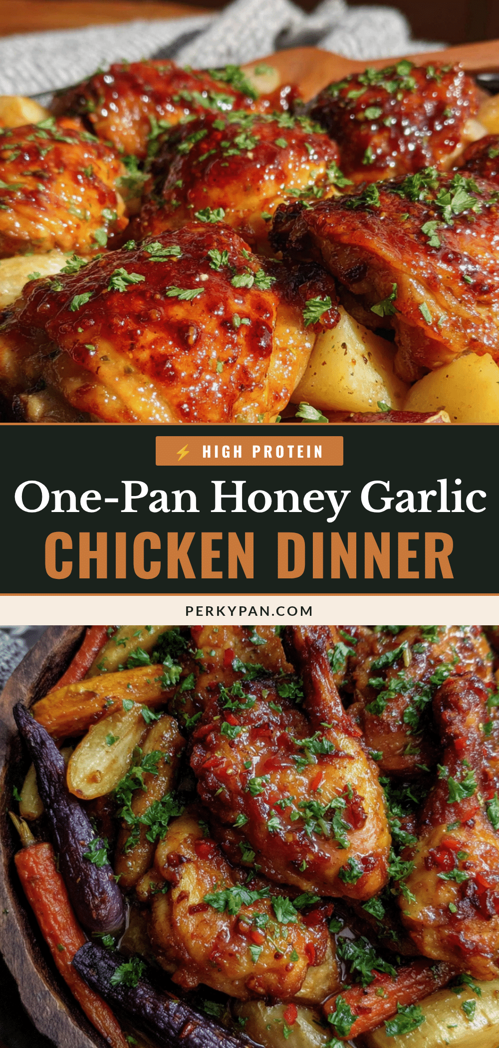 one-pan honey garlic chicken recipe