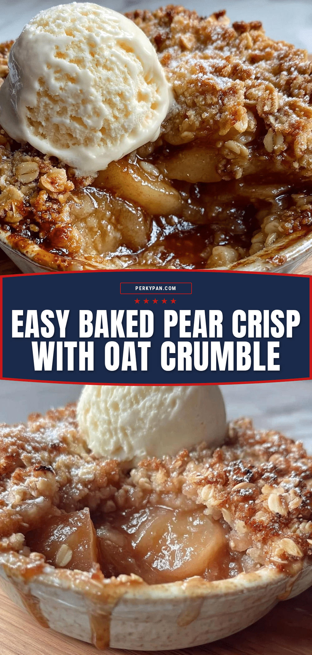 pear crisp recipe