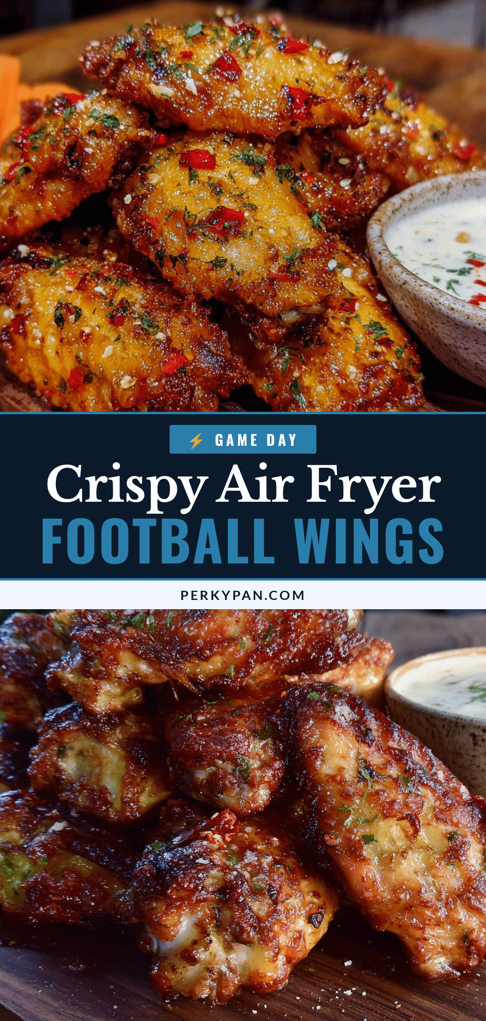 air fryer crispy wings with ranch recipe