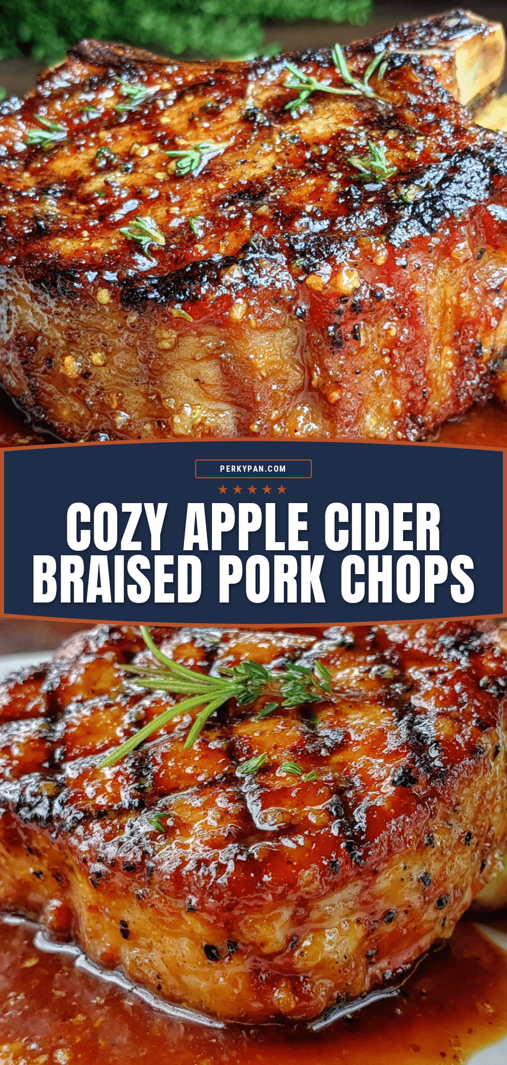 apple cider braised pork chops recipe