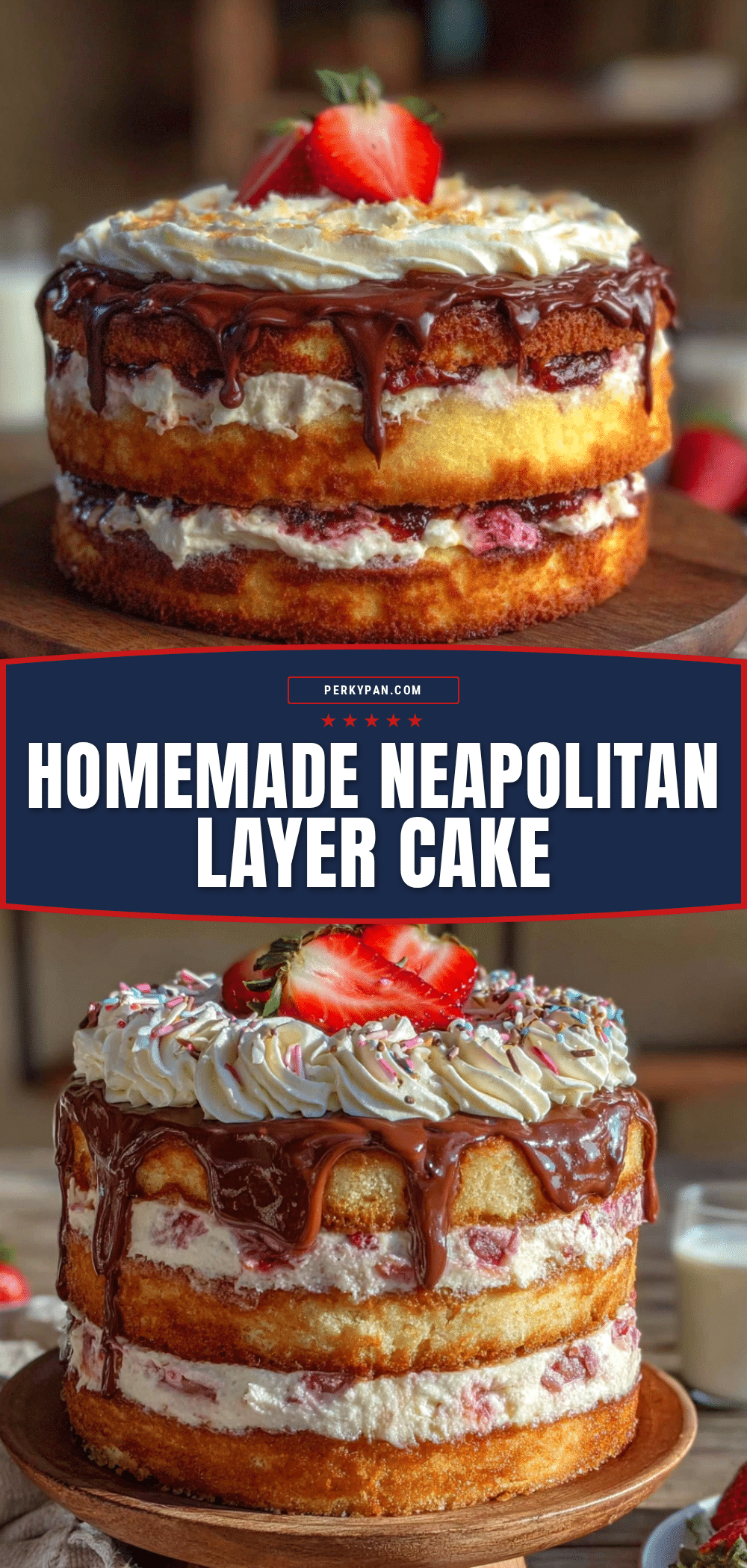 best homemade neapolitan layer cake recipe recipe