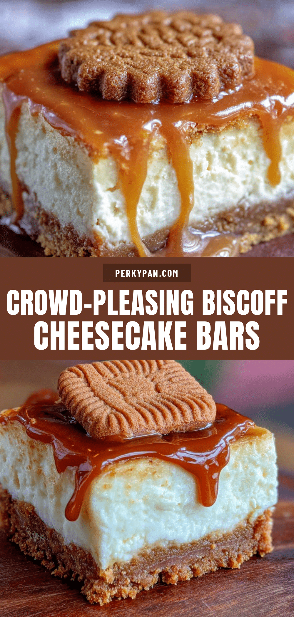 Biscoff cheesecake bars recipe