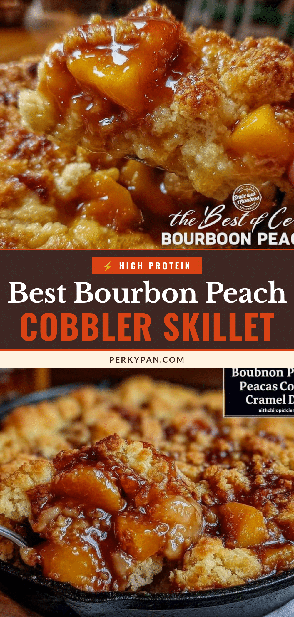 bourbon peach cobbler skillet recipe