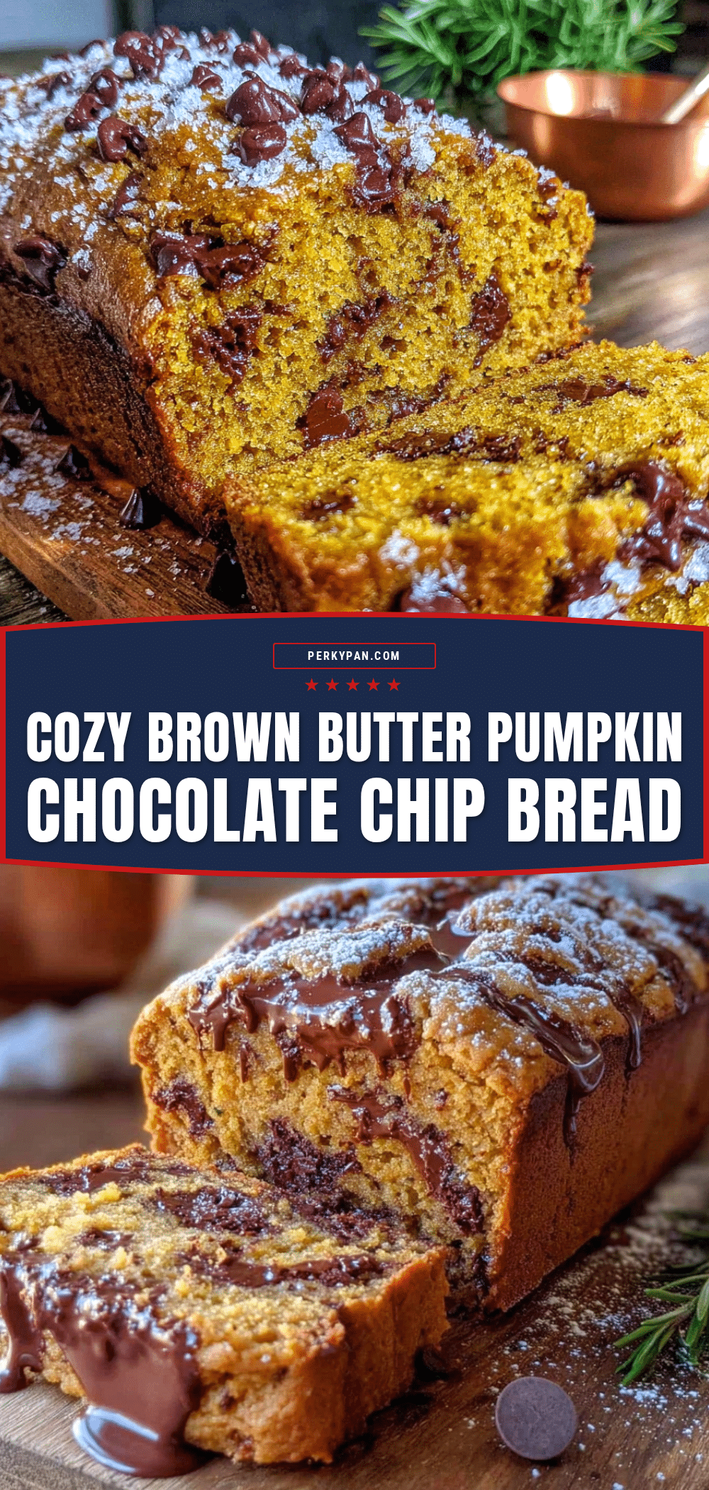 brown butter pumpkin chocolate chip bread recipe