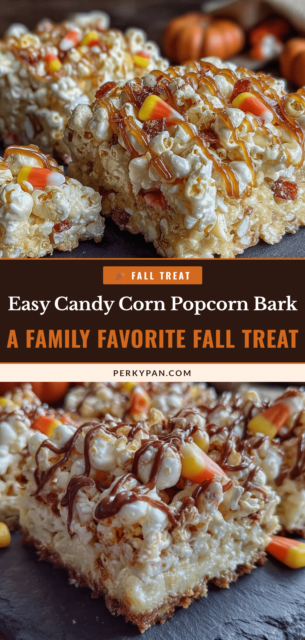 candy corn popcorn bark recipe