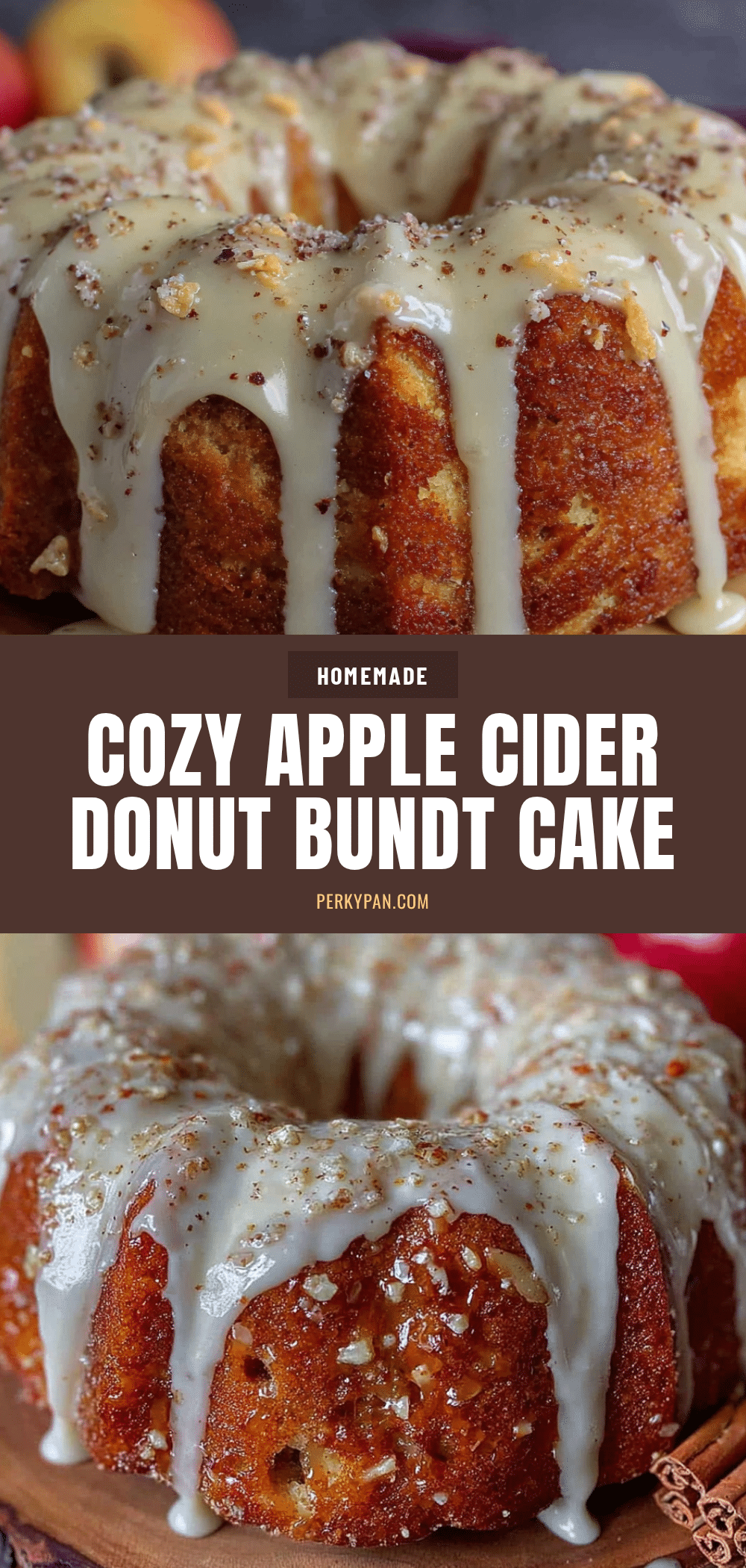 Cozy Apple Cider Donut Bundt Cake recipe