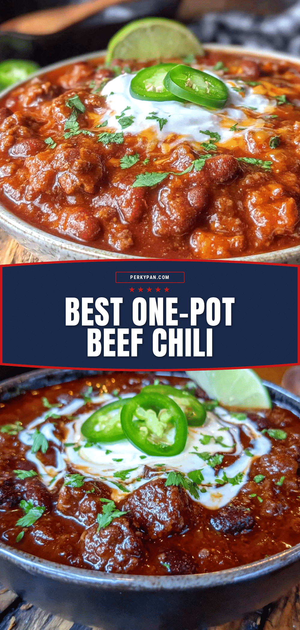 cozy one-pot chili with ground beef recipe