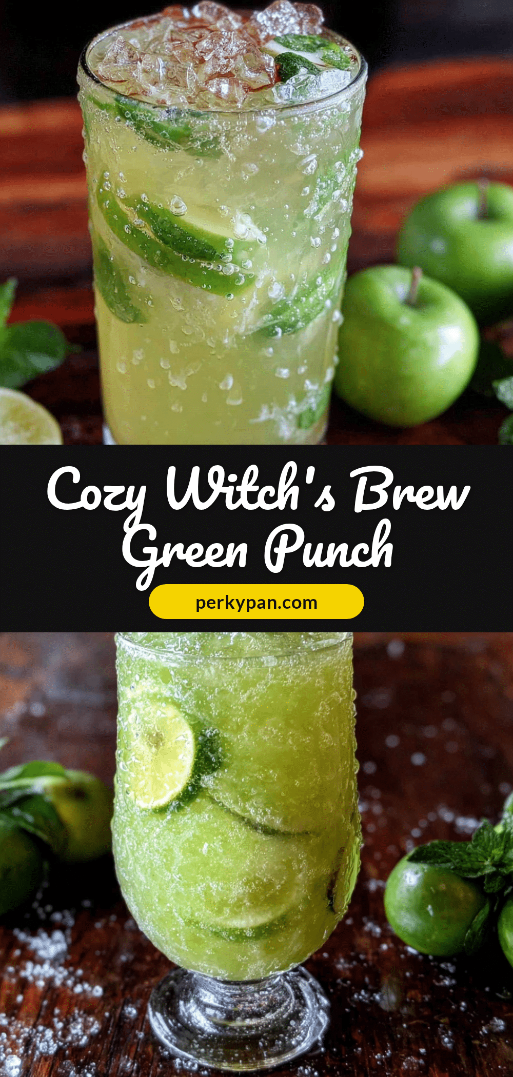 cozy witchs brew green punch recipe