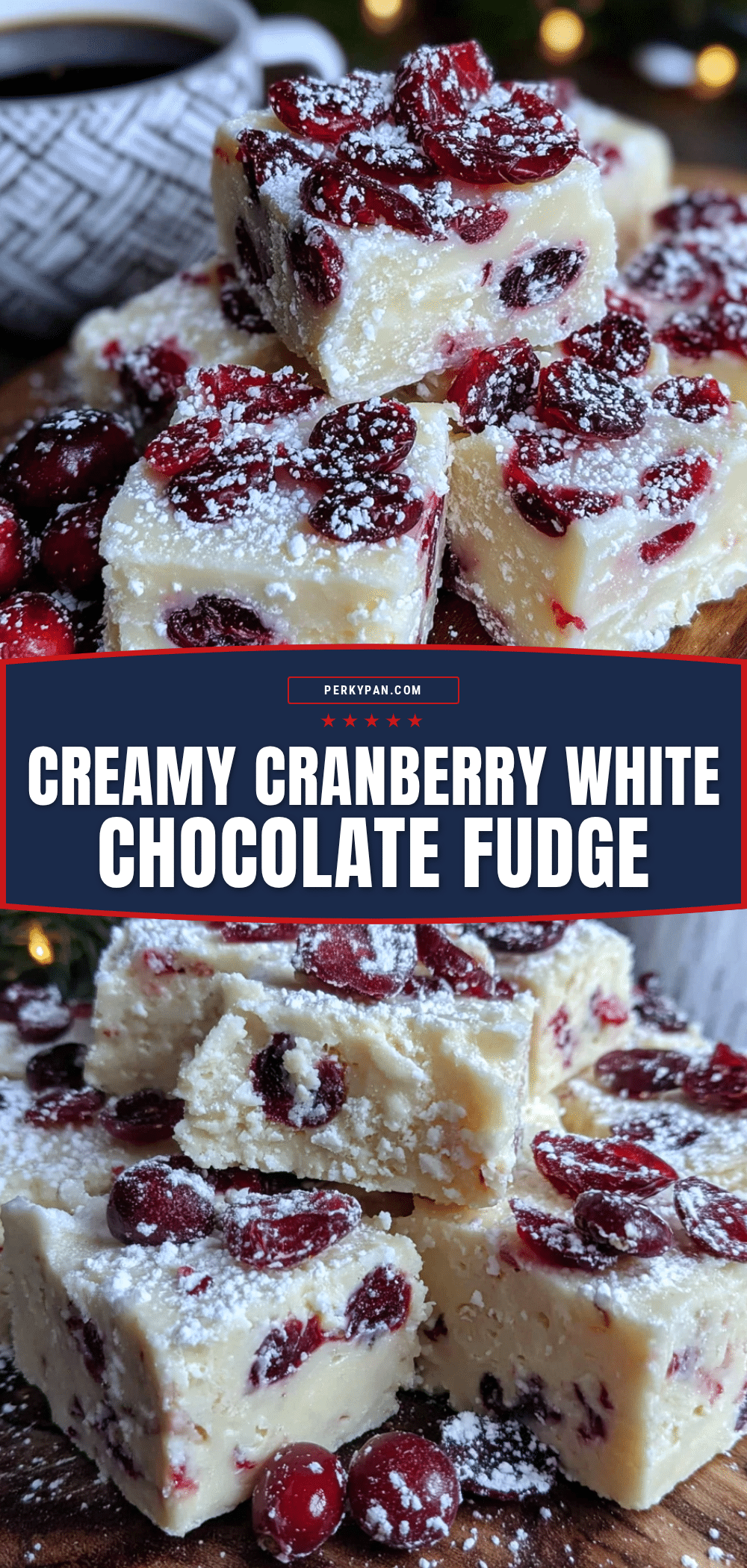 cranberry white chocolate fudge recipe