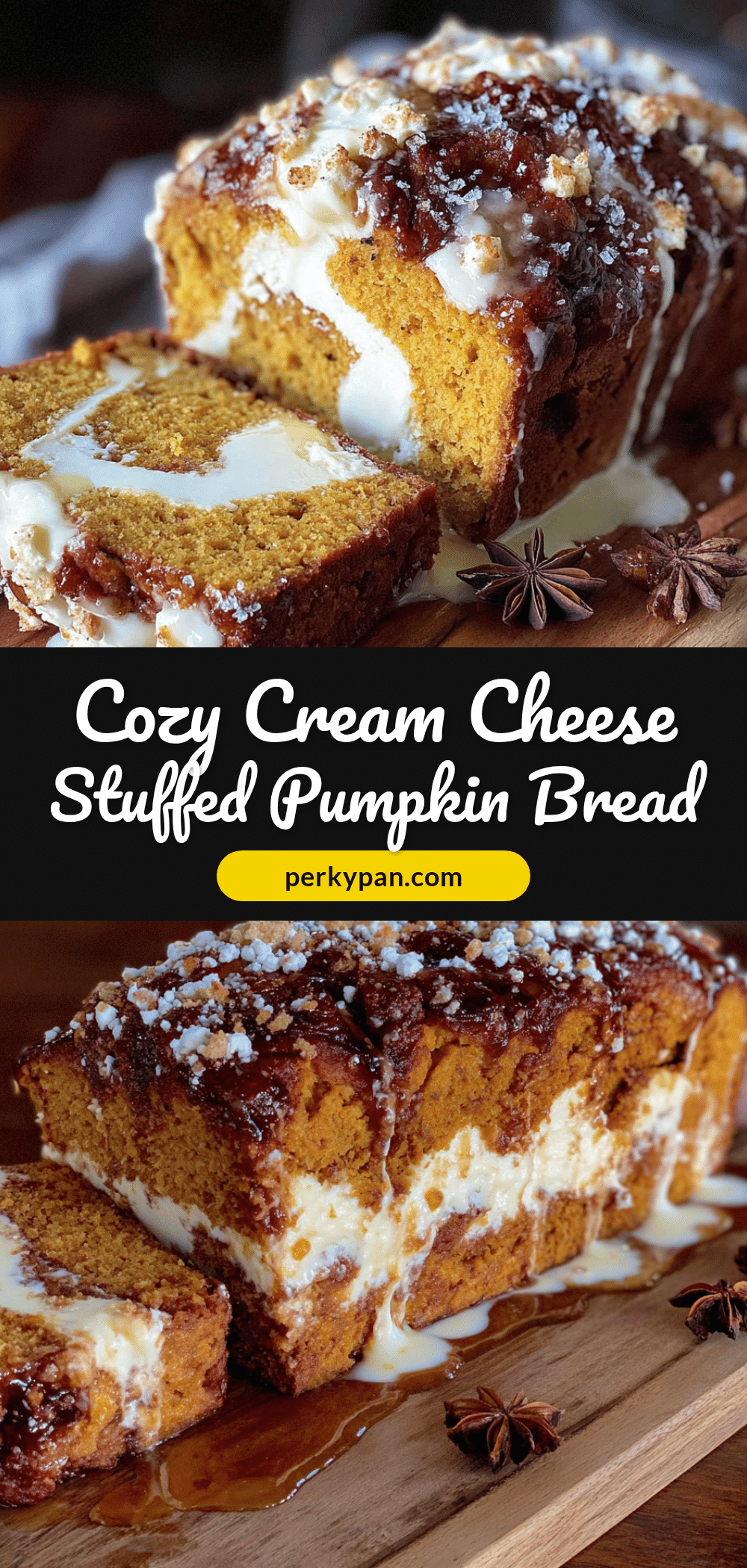 cream cheese stuffed pumpkin bread recipe