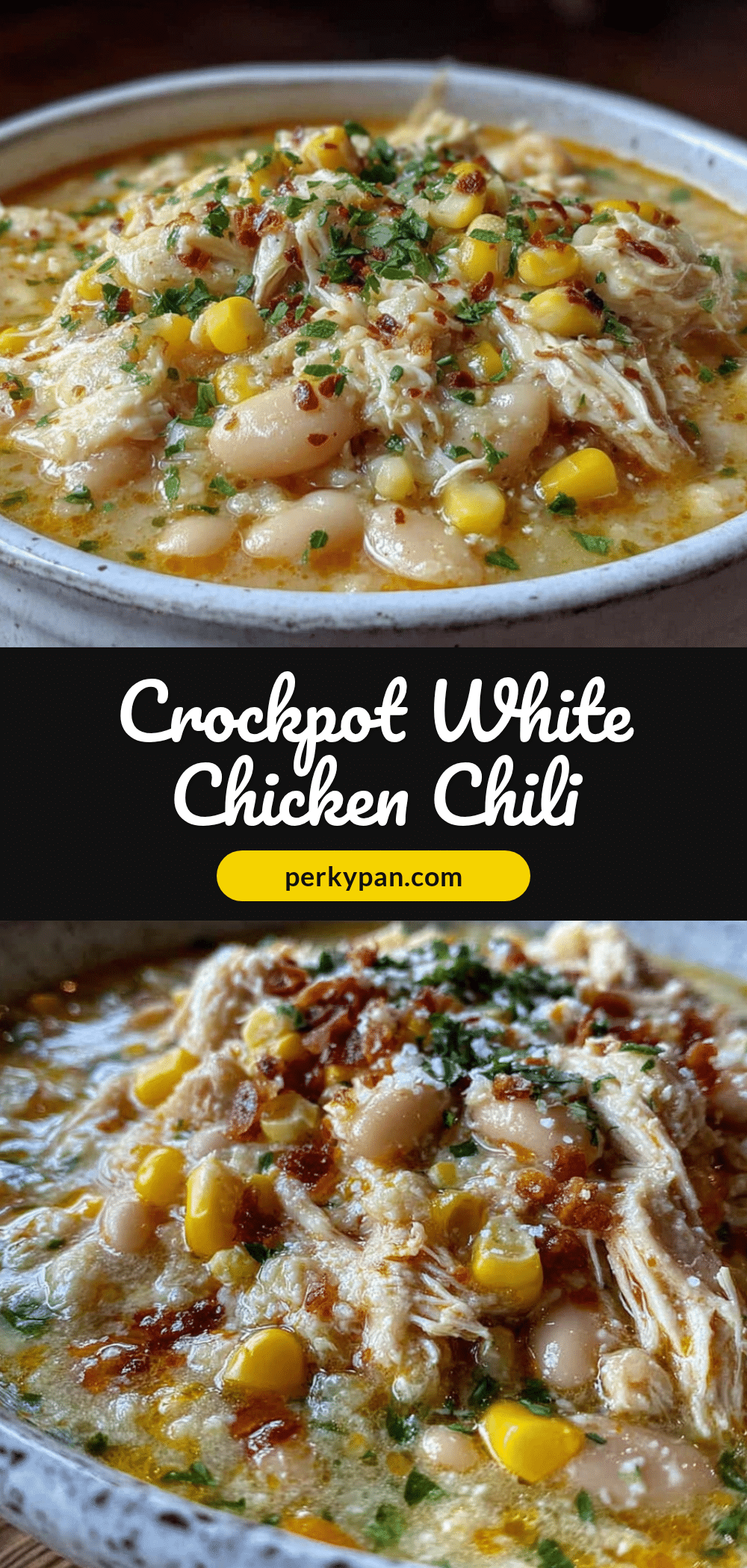creamy crockpot white chicken chili recipe