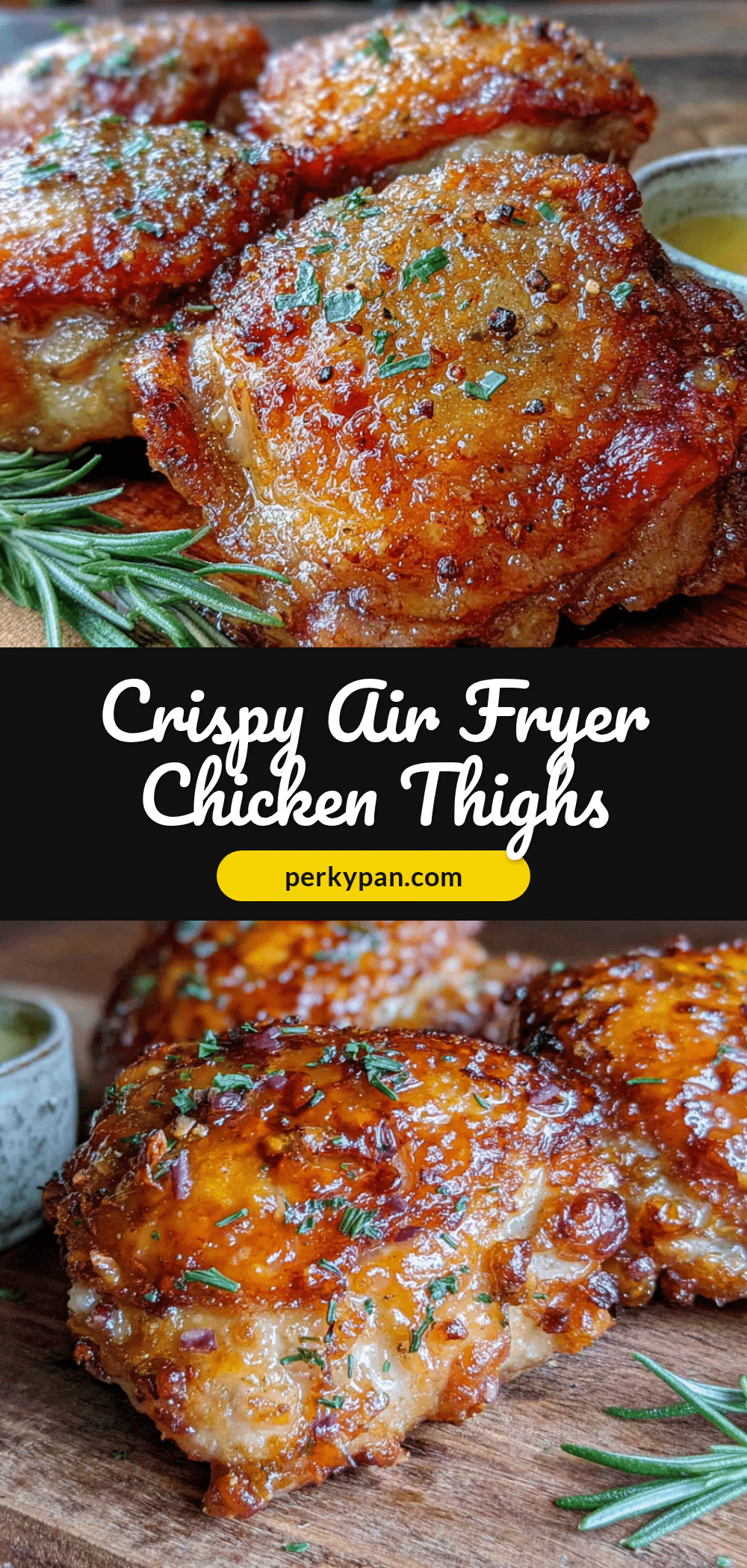 crispy air fryer chicken thighs recipe