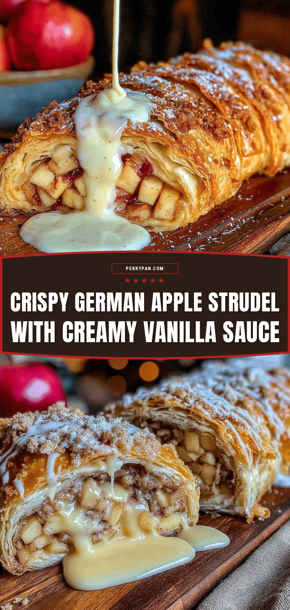 Crispy German Apple Strudel recipe