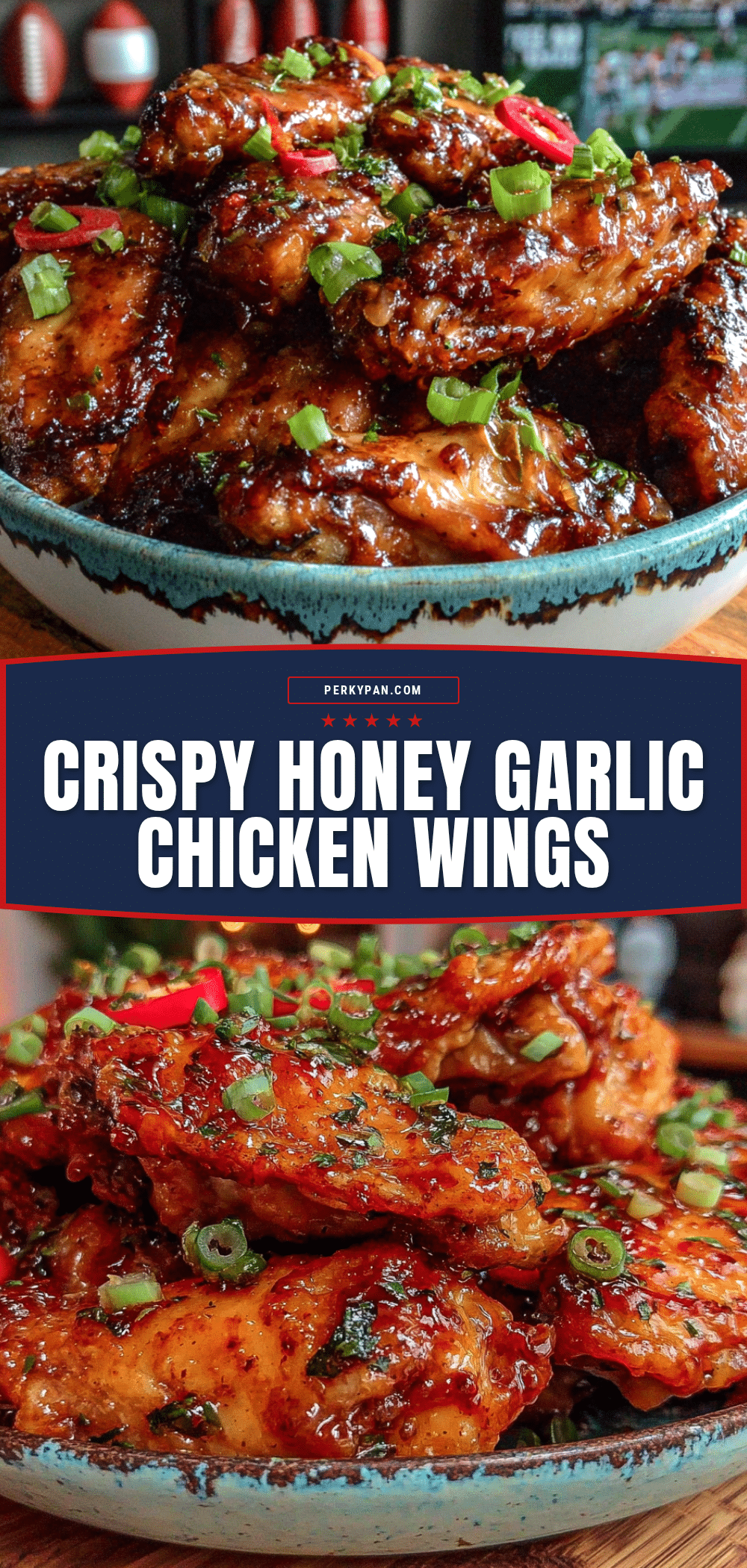 crispy honey garlic baked chicken wings recipe