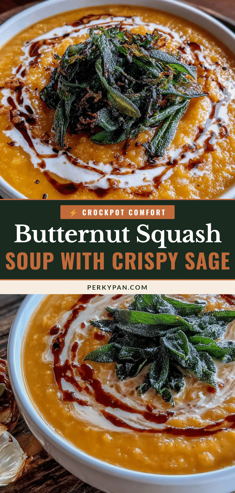 crockpot butternut squash soup recipe