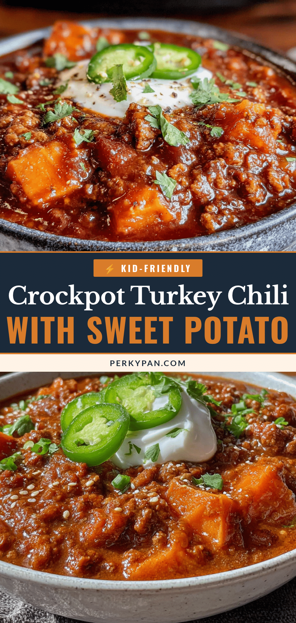 crockpot turkey chili with sweet potato recipe