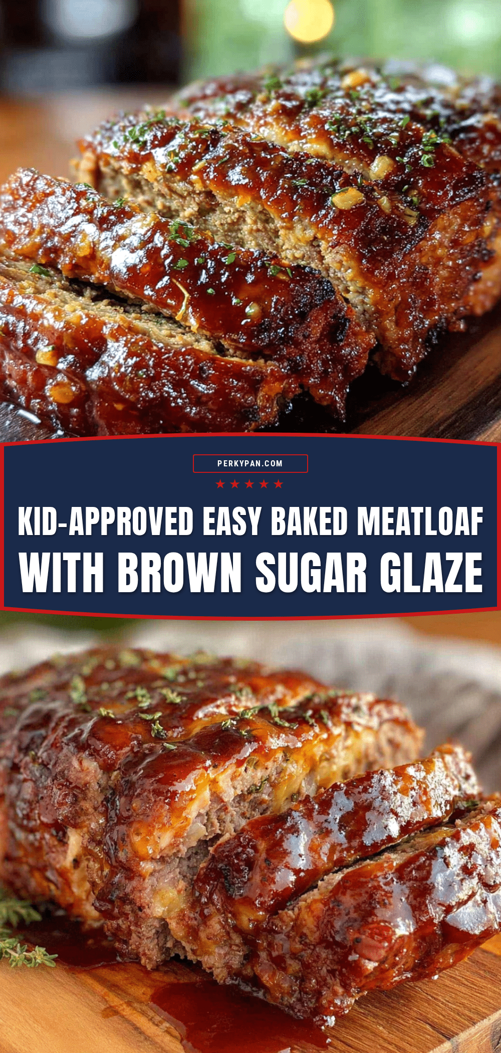 easy baked meatloaf with brown sugar glaze recipe