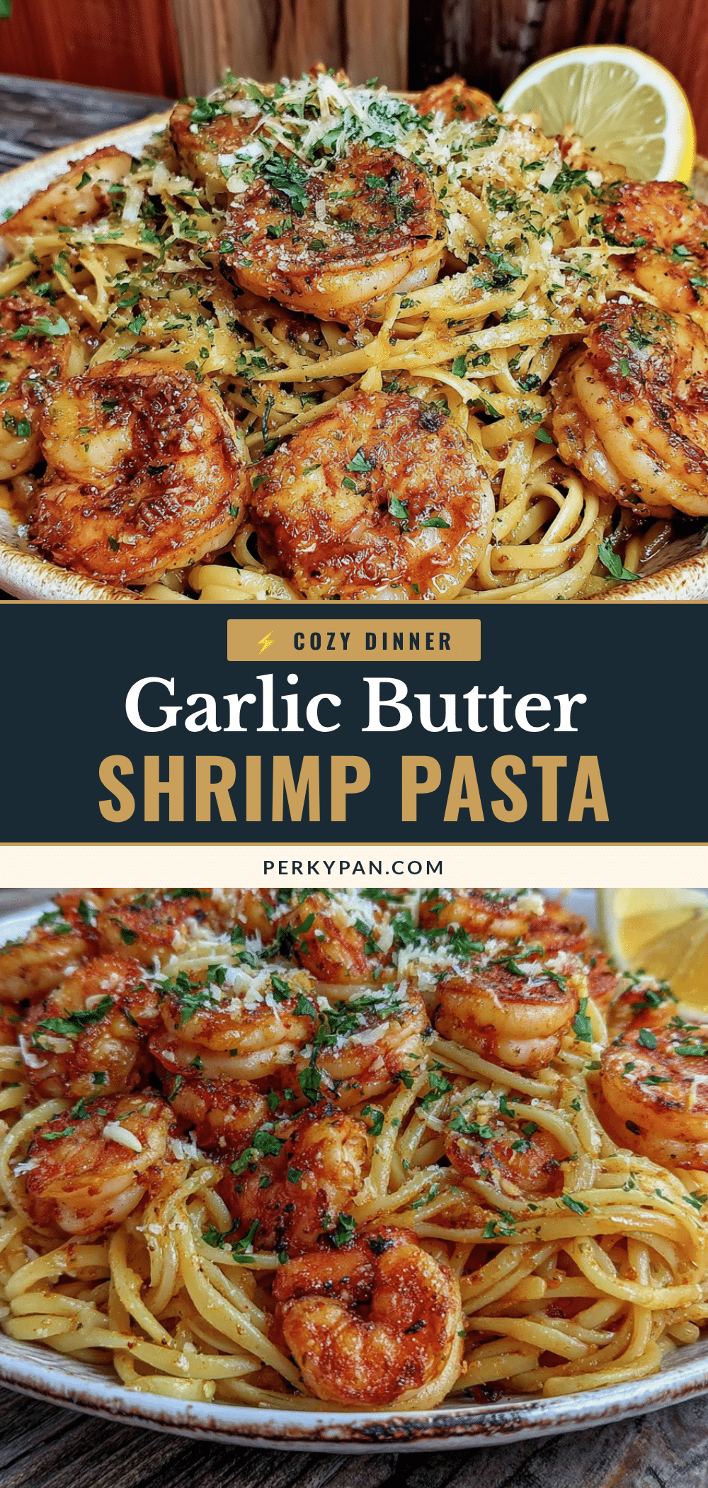 garlic butter shrimp pasta recipe