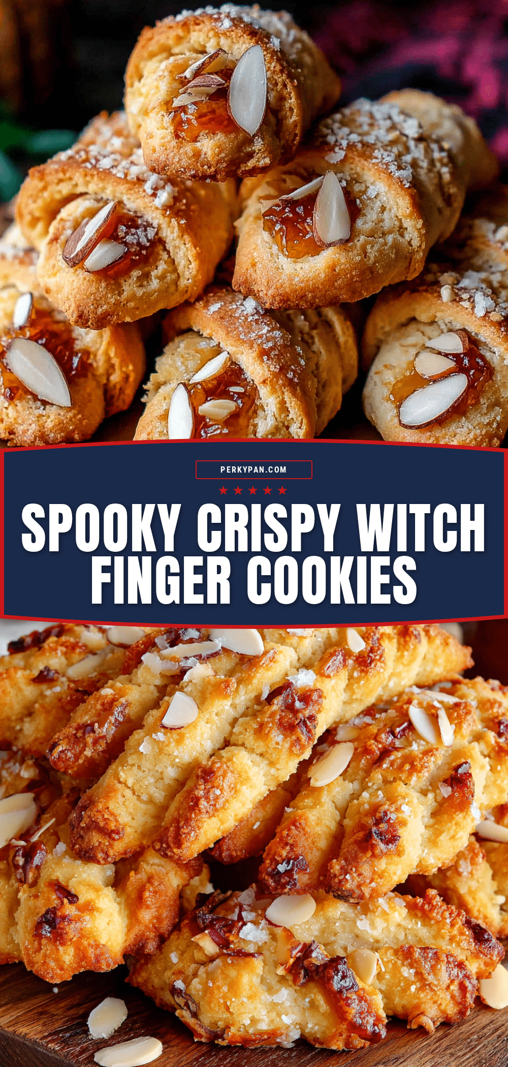 Halloween witch finger cookies recipe