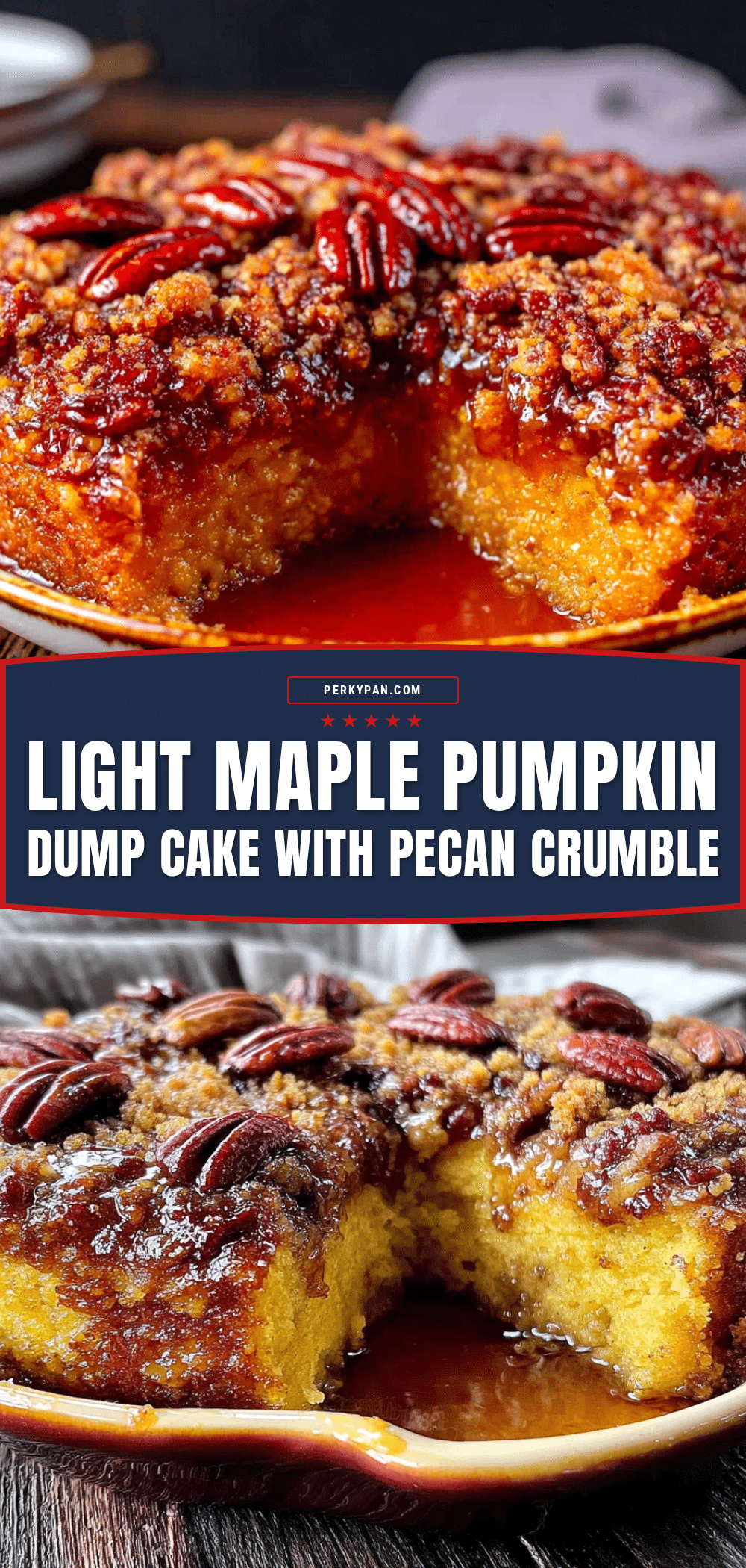 light maple pumpkin dump cake recipe