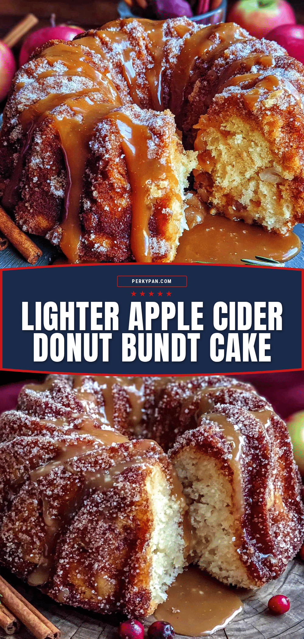 Lighter Apple Cider Donut Bundt Cake recipe